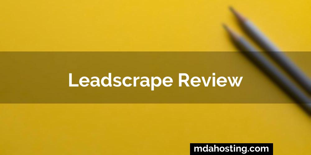 Leadscrape Review